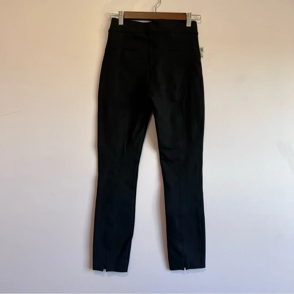 Spanx The Perfect Pant Ankle Slant Pocket Backseam Skinny Black size XS
